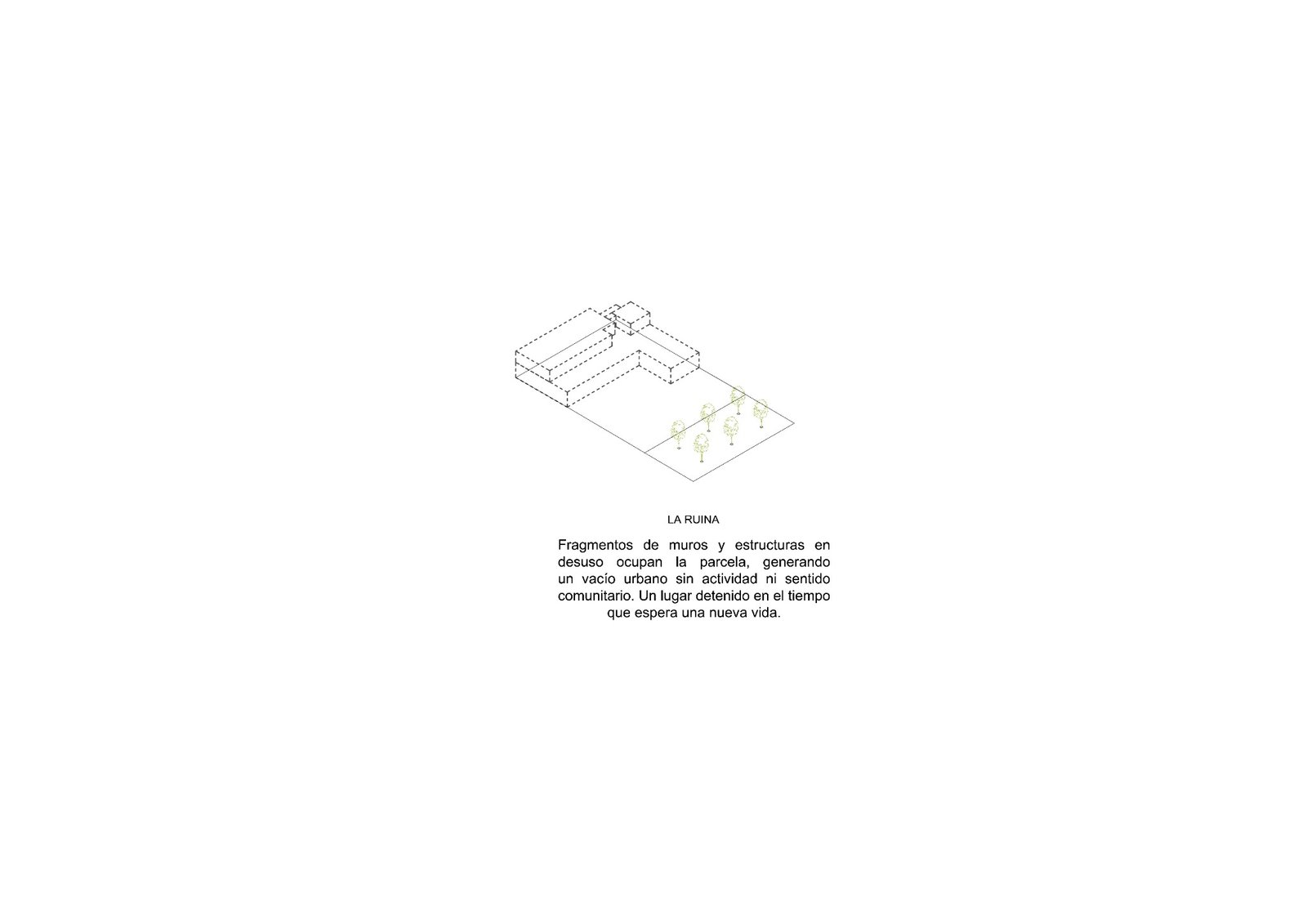Plano 1 del Centro Sociocultural para la Tercera Edad