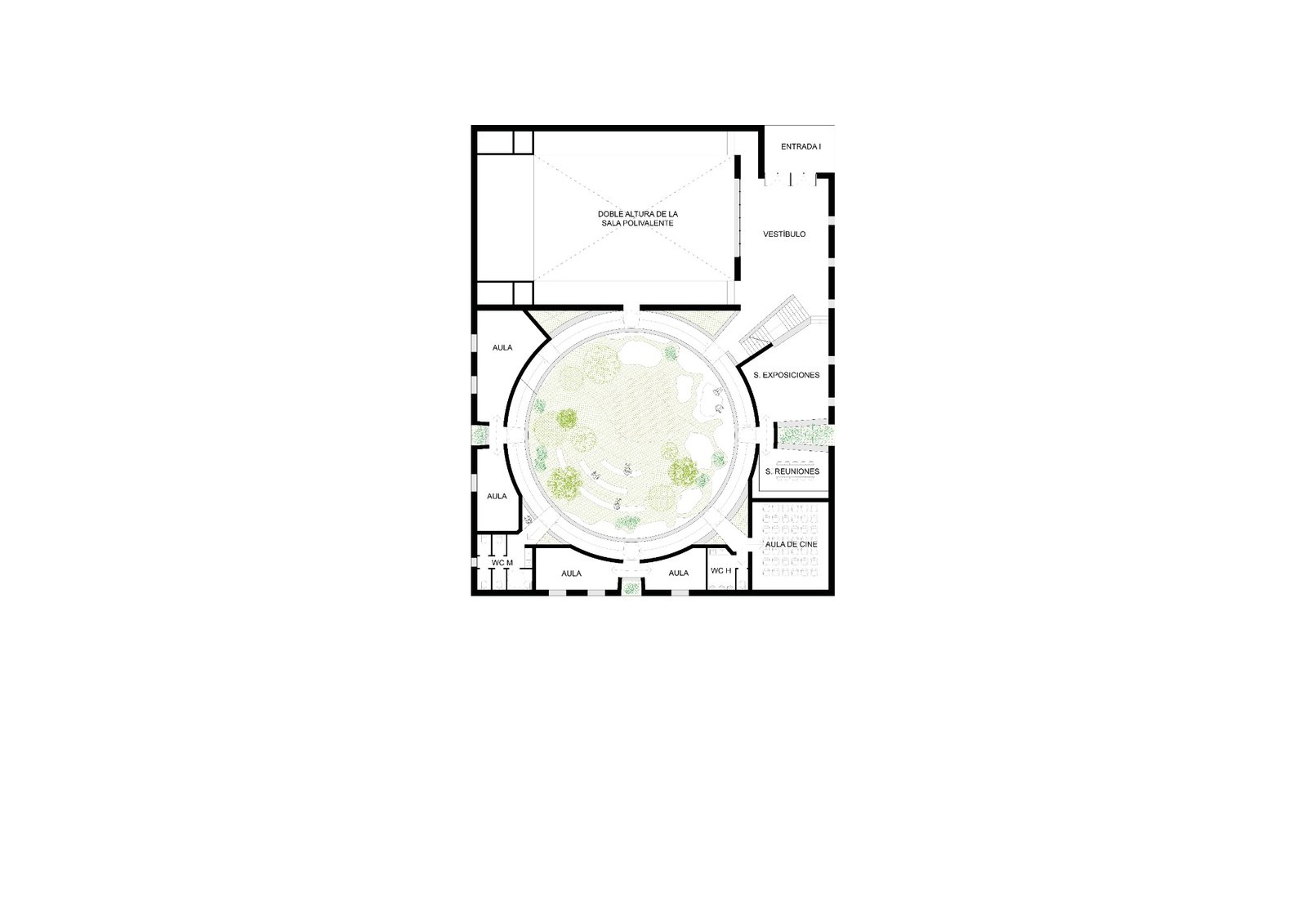 Plano 9 del Centro Sociocultural para la Tercera Edad