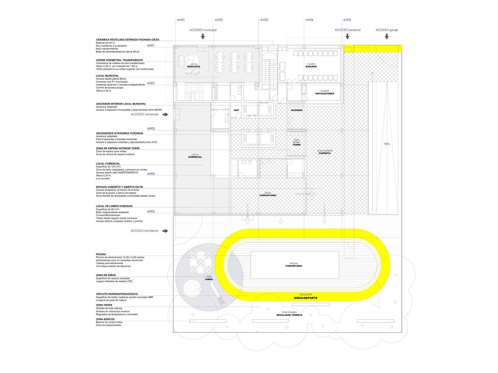 Plano 5 de la Torre Residencial en Valencia